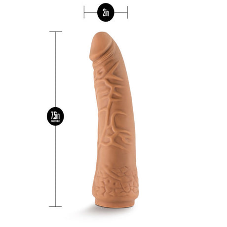 Blush Lock On Realistic Dildo — 7.5 Inch (Mocha) - BL-51367