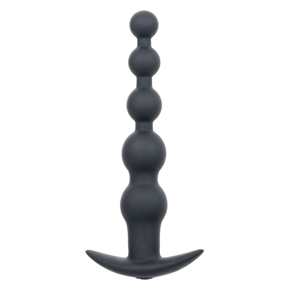 CalExotics X-5 Rechargeable Anal Power Beads, Black — 6.75 in - SE1232053