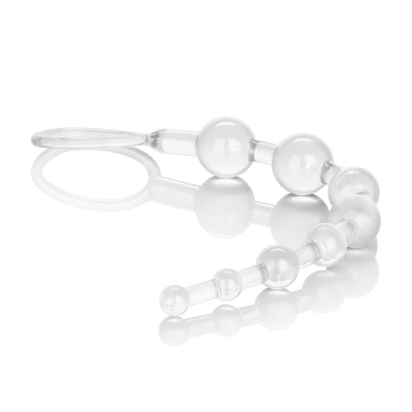 Anal 101 Intro Beads - Clear by CalExotics