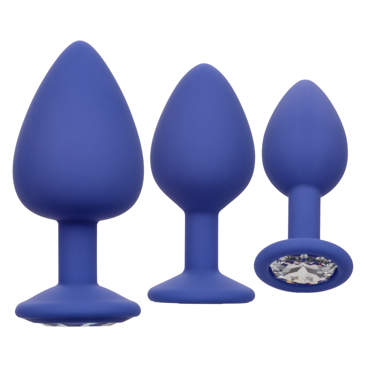 CalExotics Cheeky Gems Anal Training Kit — Purple, 3-Pack - SE0441203