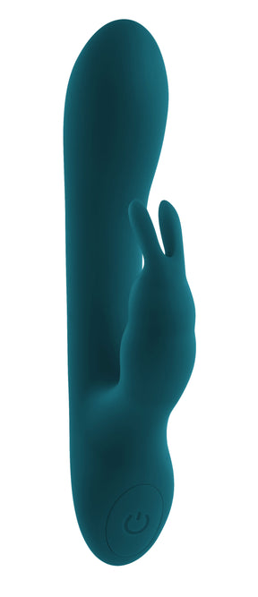 Playboy Pleasure Little Rabbit Compact Rabbit Vibrator — Deep Teal - PB-RS-1591-2