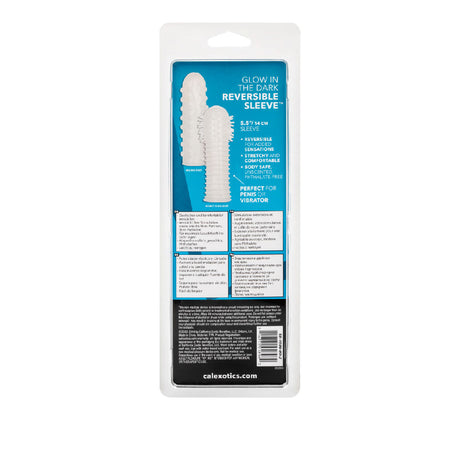 CalExotics Glow-in-the-Dark Reversible Penis Sleeve - SE1599002
