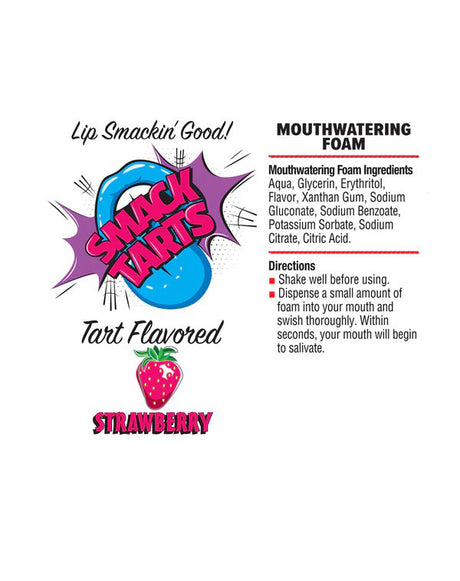 Smack Tarts Mouthwatering Foam 2.7oz - Sour Strawberry