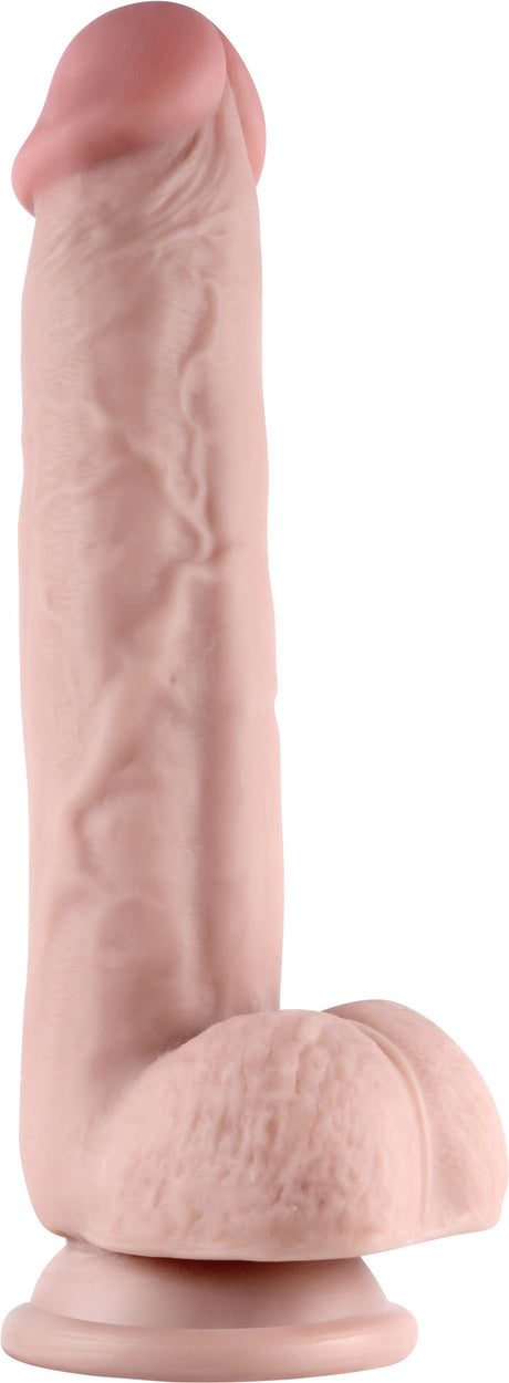 Viben Real Skin 9-inch Dual-Layer Dildo, Beige - TMN-GL-2468