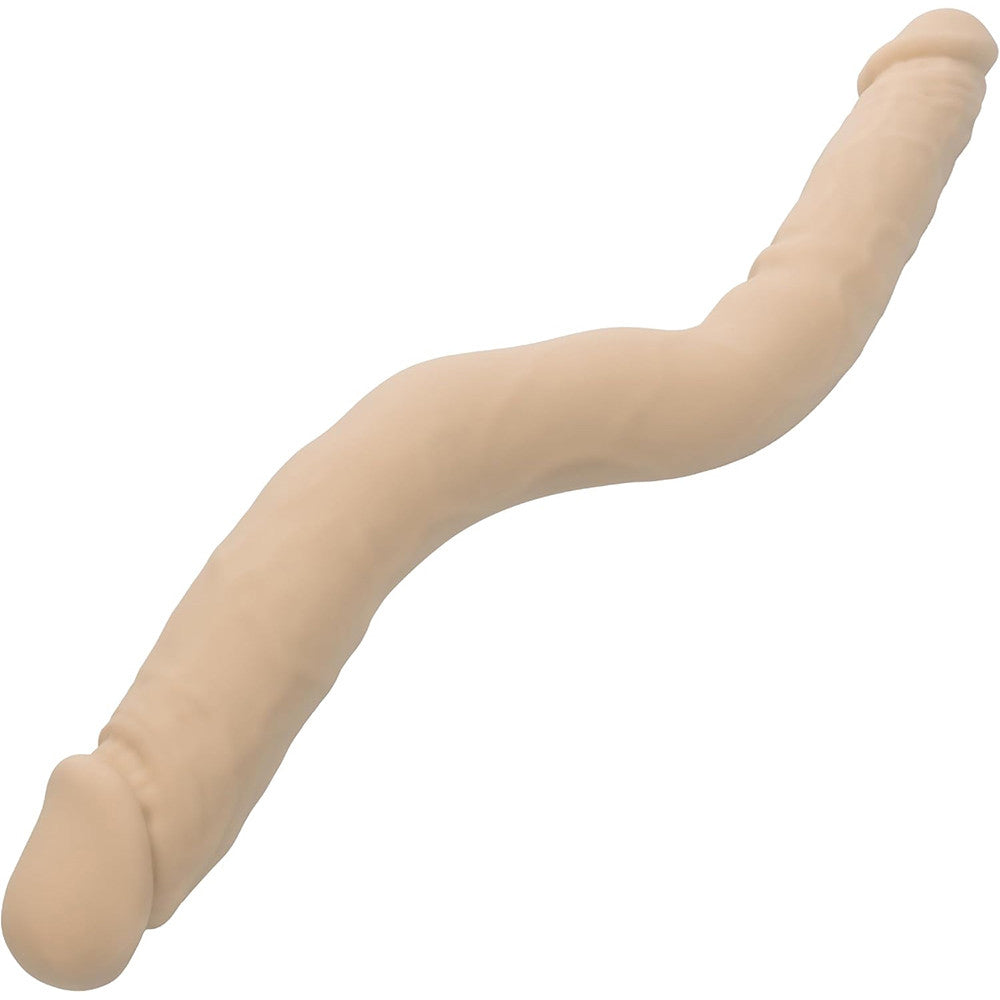 "Silicone Studs Bend and Hold Dual Dong 12 Inch - Ivory SE0256053"