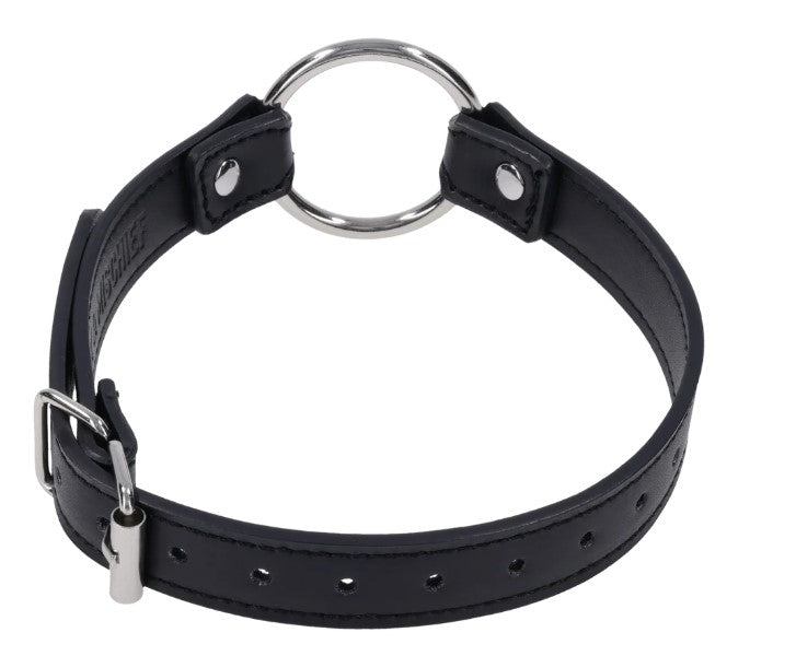 Sportsheets Shadow Convertible Cuffs — Black Faux Leather - SS10302