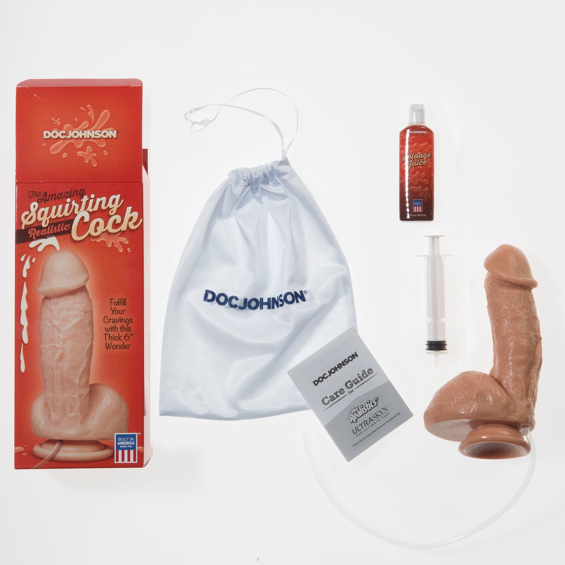 Squirting Realistic Cock by Doc Johnson
