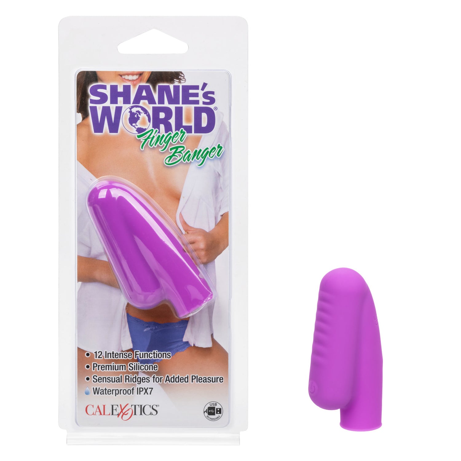 Shane's World Finger Banger Rechargeable Purple by CalExotics