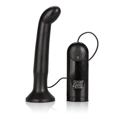 CalExotics Ez Reach Prostate Probe — Curved Vibrating Probe with Suction Base - SE5635033