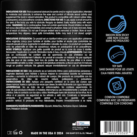 Wet Original Water Based Lubricant 32 Oz by Wet