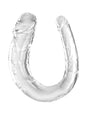 Pipedream King Cock Double Trouble Double Dildo, Medium Clear - PD5786-20