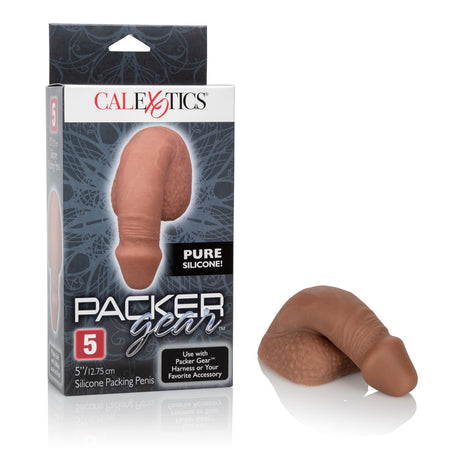 CalExotics Packer Gear 5 Inch Silicone Packer — Brown - SE1581303