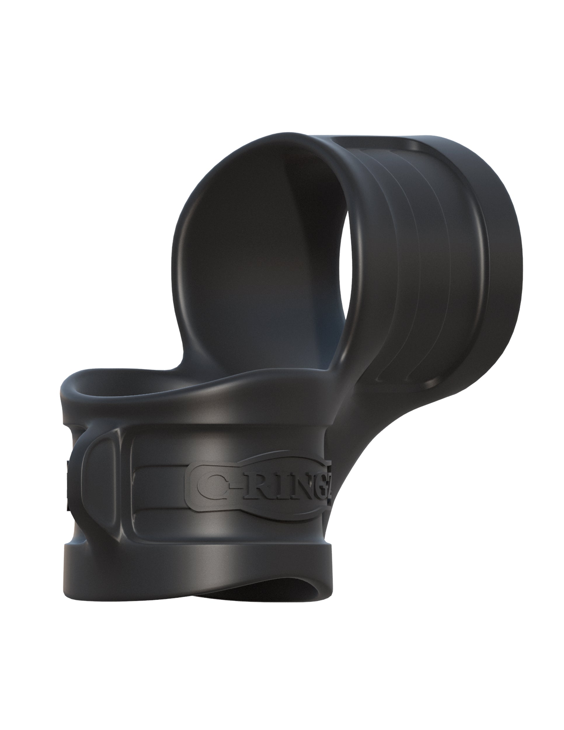 Fantasy C-Ring Mr Big Cock Ring and Ball Stretcher - Black by Pipedream