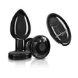 Viben Cheeky Charms Medium Vibrating Metal Anal Plug — Gunmetal - VB-CC9145