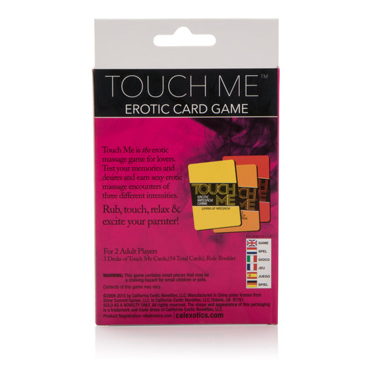 CalExotics Touch Me Massage Card Game - 54 Cards - SE2542003