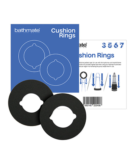 Bathmate Cushion Rings for Hydromax/HydroXtreme — Black, 2-Pack