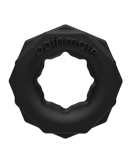 Bathmate Spartan Cock Ring — Black Elastomax Power Ring