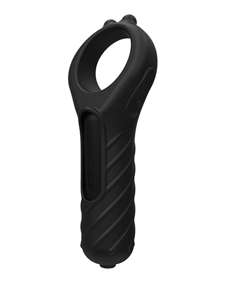 Bathmate Vibe Edge Glans Tickler Ring — Black, 10 Levels