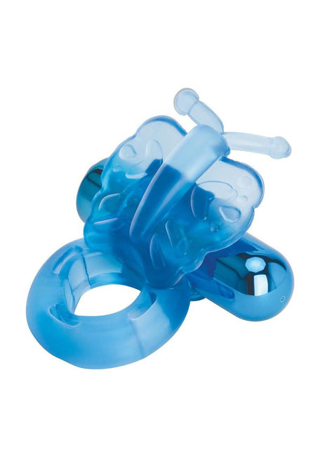 XGEN Bodywand Rechargeable Butterfly Ring Vibrator — Blue - X-BW1505