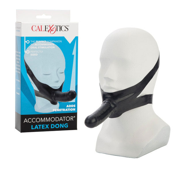 The Original Accomodator Latex Dong - Black by CalExotics
