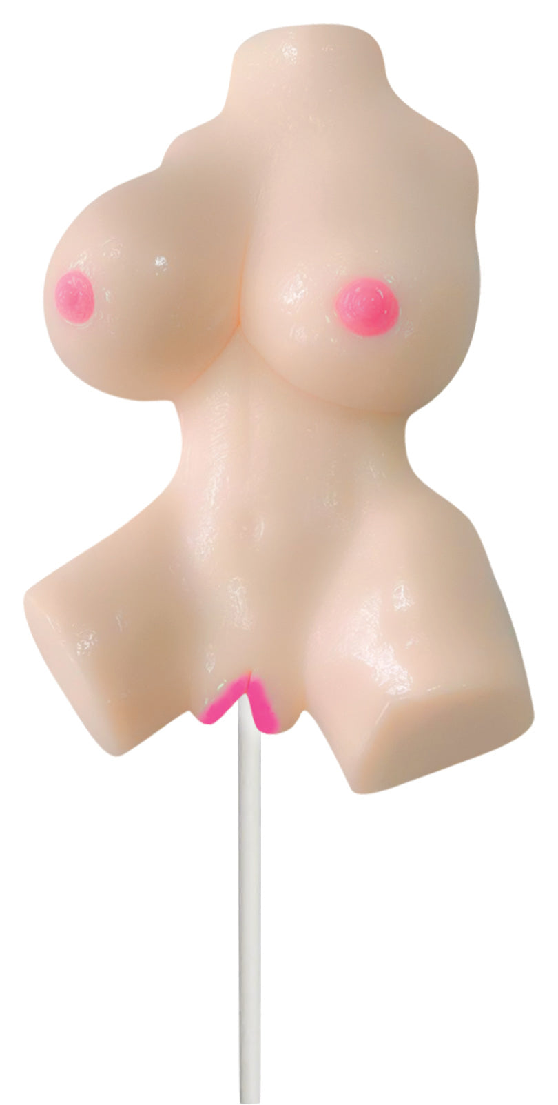 Hott Products Lusty Lickers Female Torso Lollipop 7" - HTP3470