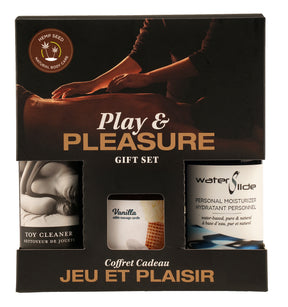 Earthly Body Hemp Seed Night Play & Pleasure Gift Set — Vanilla - EB-HSBN002