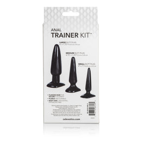 CalExotics Anal Trainer Kit — 3 PVC Tapered Plugs (S/M/L) - SE0410003