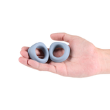 nsnovelties NS Novelties Renegade Alpha Rings — Gray, Dual-Size Silicone Cockrings - NSN-1128-69
