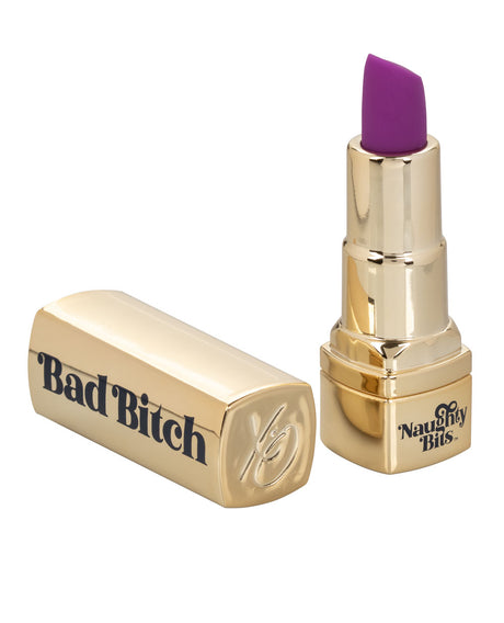 CalExotics Naughty Bits Bad Bitch Lipstick Vibrator — Gold, 4-inch - SE4410003