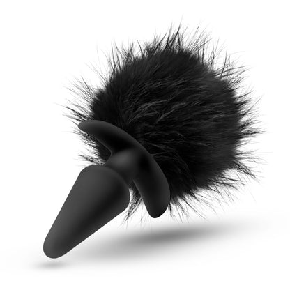 Temptasia - Bunny Tail Pom Plug - Black by Blush