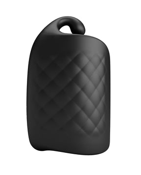 Pretty Love Black Glans Trainer — Rechargeable Silicone Sleeve - BM-00900T83Z