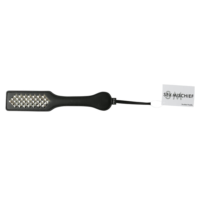 "Sex and Mischief Studded Paddle - Black SS099-04"