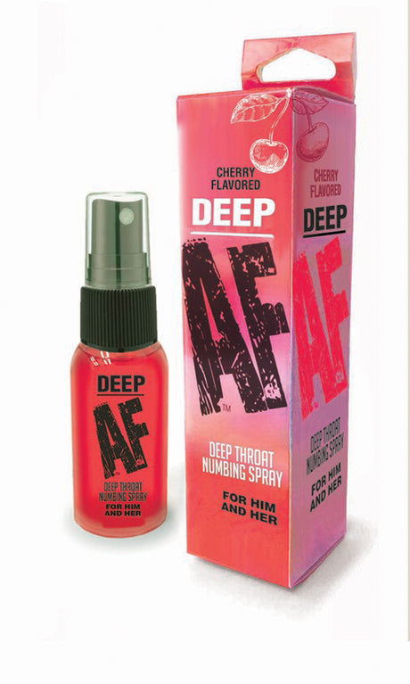 Little Genie Deep AF Deep-Throat Numbing Spray — Cherry, 1 fl oz - LG-BT612