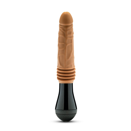 Blush Dr. Arthur Thrusting Gyrating Vibrating Dildo — 10.5in, Tan - BL-12017
