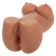 CalExotics Cheap Thrills The Lifeguard Dual-Entry Masturbator, Brown, 7 x 4 in - SE0885103