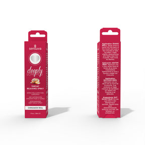 Sensuva Deeply Love You Throat Relaxing Spray — Cinnamon Roll, 1 fl oz - SEN-VL493