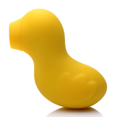 XR Brands Sucky Ducky Silicone Clitoral Stimulator — Yellow - INM-AG685YLW