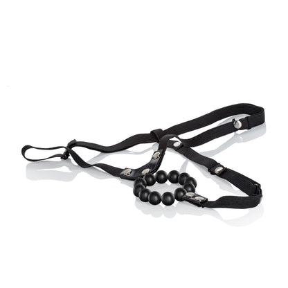 Lovers Thong With Stroker Beads by CalExotics
