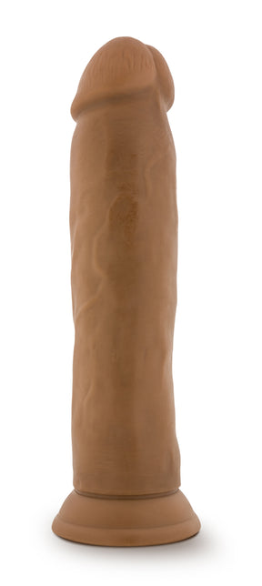 Blush Dr. Henry 9 Inch Silicone Dildo with Suction Cup - Mocha - BL-27957