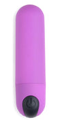 XR Brands Bang Vibrating Bullet with Remote — Purple - BNG-AG366-PUR
