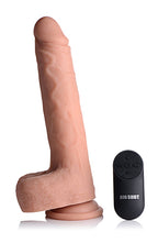 Curve Toys Big Shot 9 Inch Thrusting Silicone Dildo with Balls & Remote - CN-19-1012-10