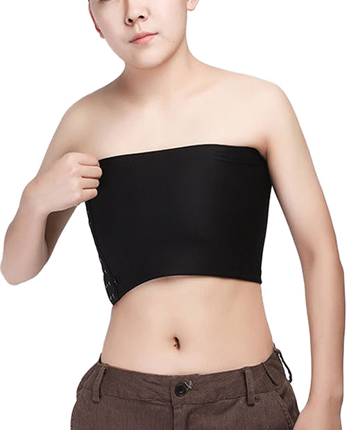 Gender Fluid Strapless Chest Compression Binder - XXXL Black by Gender Fluid