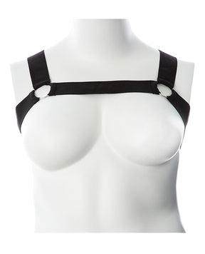 Gender Fluid Mason Harness - XL-XXXL Black by Gender Fluid