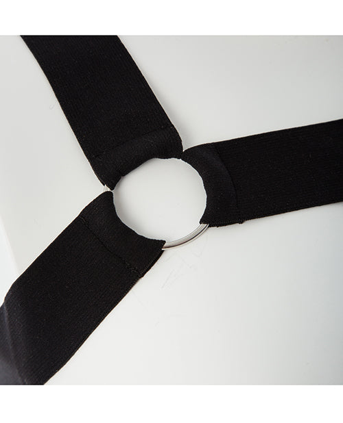 Gender Fluid Mason Harness - XL-XXXL Black by Gender Fluid
