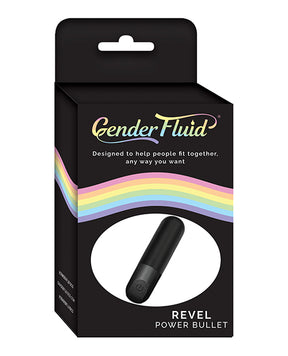 Gender Fluid Revel Power Bullet - Matte Black by Gender Fluid