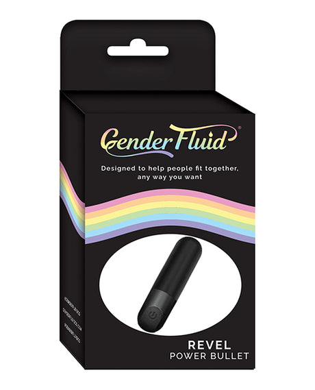 Gender Fluid Revel Power Bullet - Matte Black by Gender Fluid