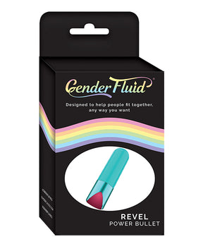 Gender Fluid Revel Power Bullet - Aqua by Gender Fluid