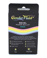 Gender Fluid Revel Power Bullet - Aqua by Gender Fluid