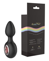 Gender Fluid Tremor Ring Anal Plug Vibe — Black, 5"