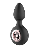 Gender Fluid Tremor Ring Anal Plug Vibe — Black, 5"